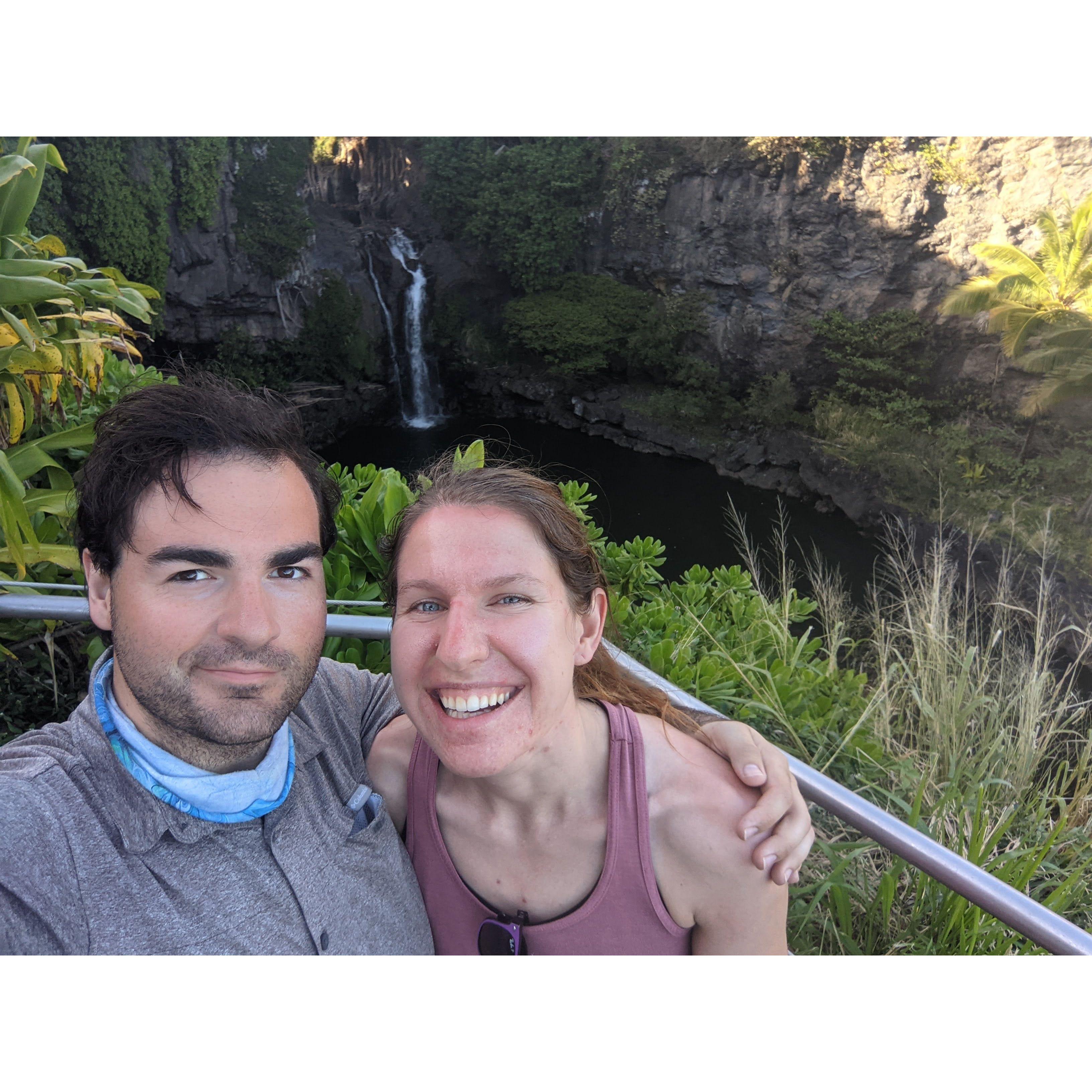 Leah really loves waterfalls.