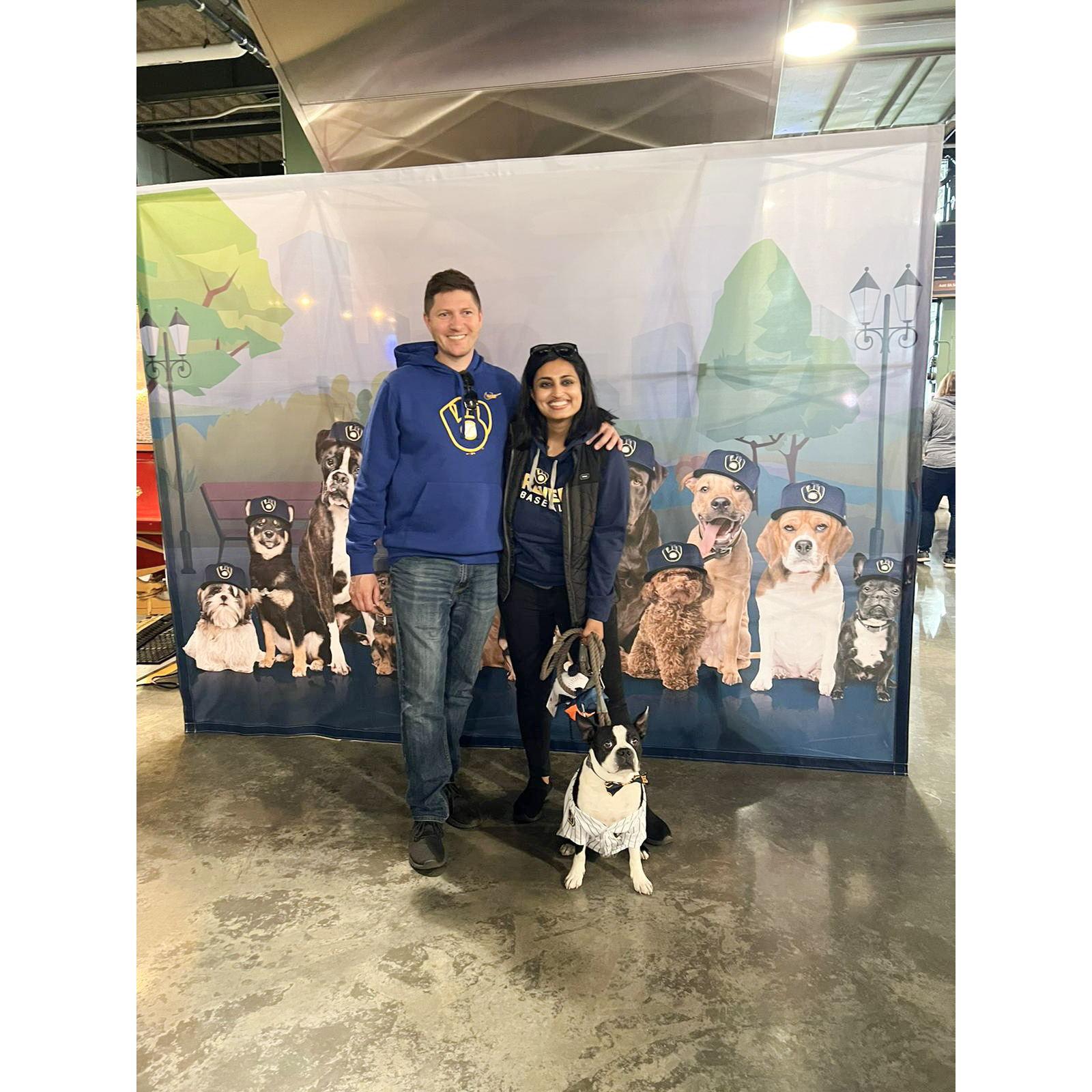 Dog day at Brewers