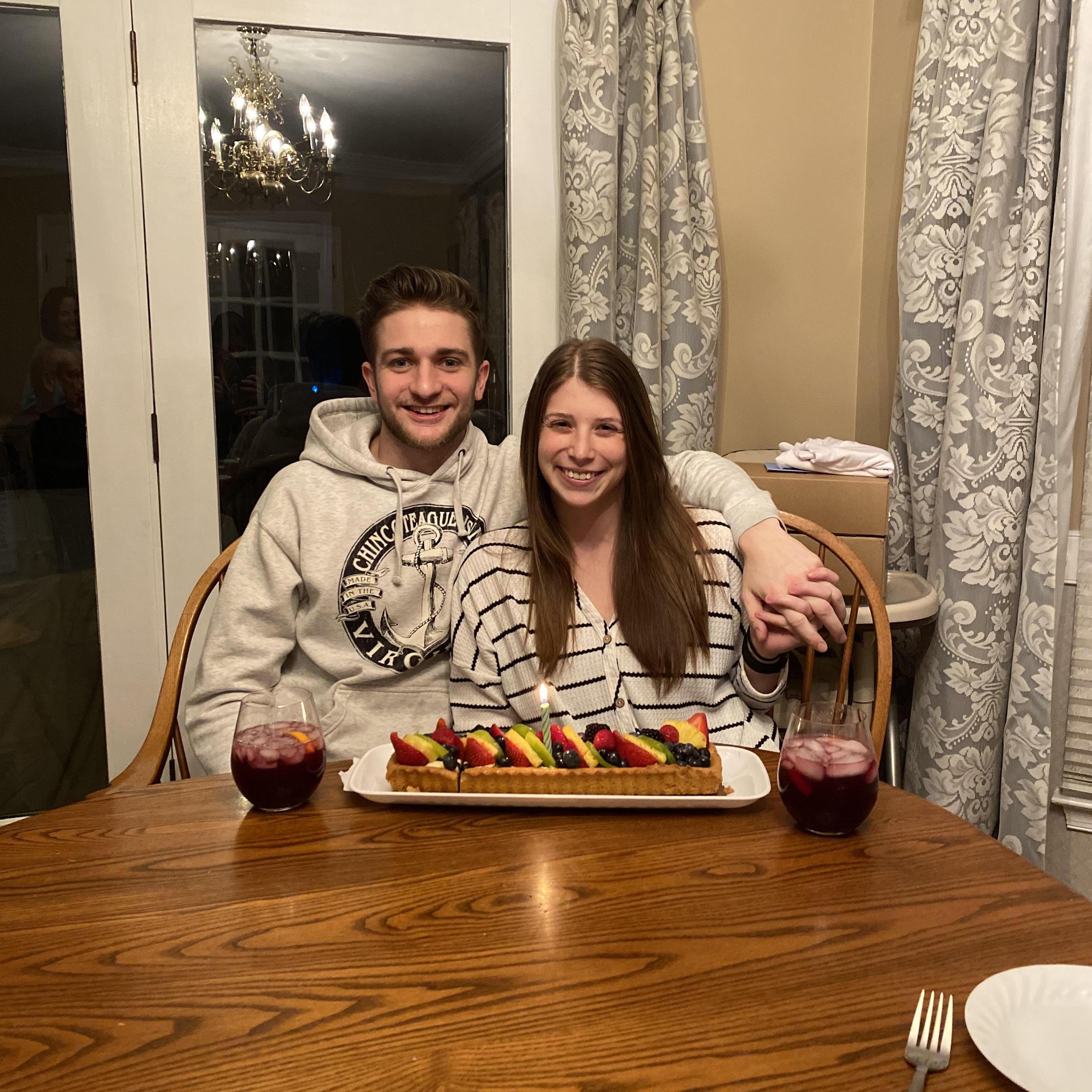 We made it to 25! Fun fact our birthdays are 2 days apart.