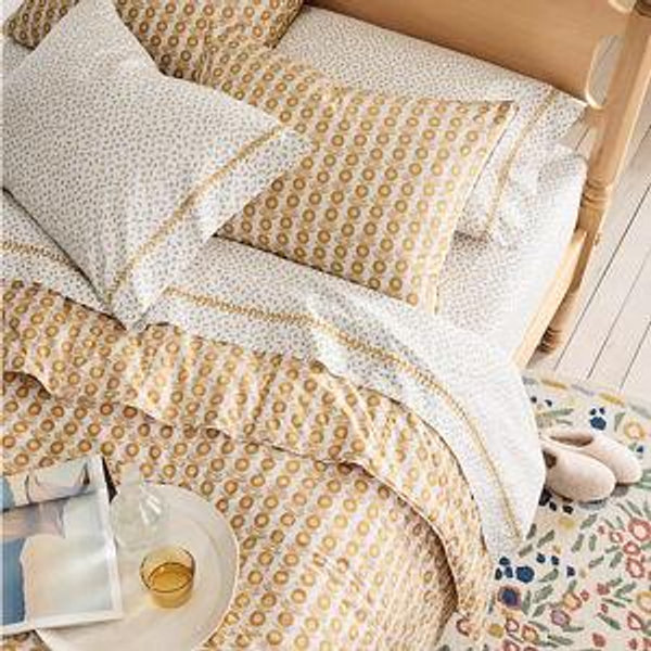 Petite-Print Lightweight Throw | Garnet Hill