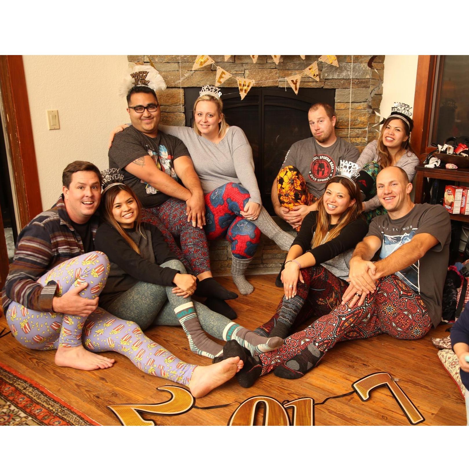 Because everyone has an awkward family photo... this is still not one of them haha - New Year 2017 @ Mammoth, CA