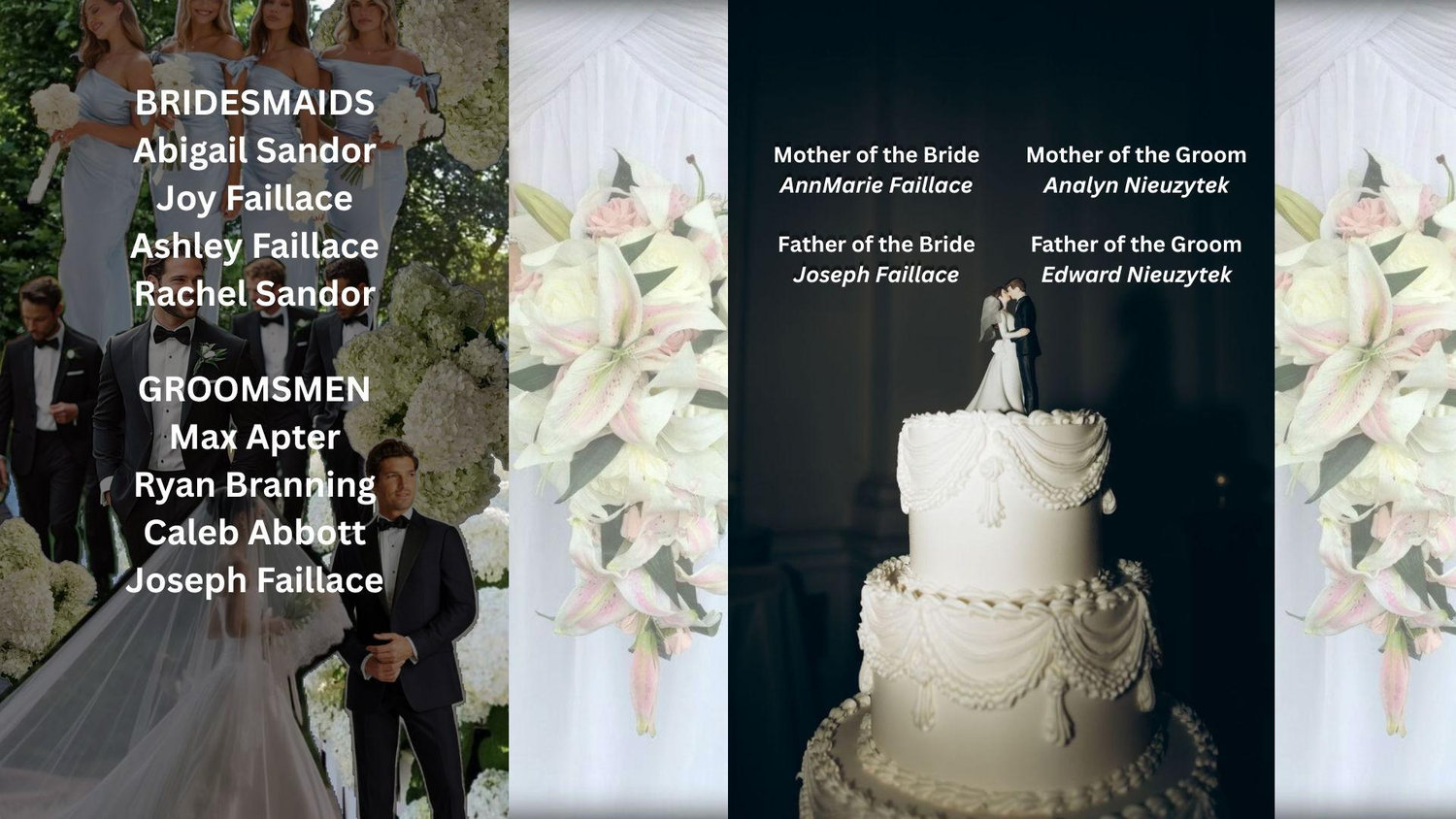 The Wedding Website of Hannah Faillace and Edward Nieuzytek