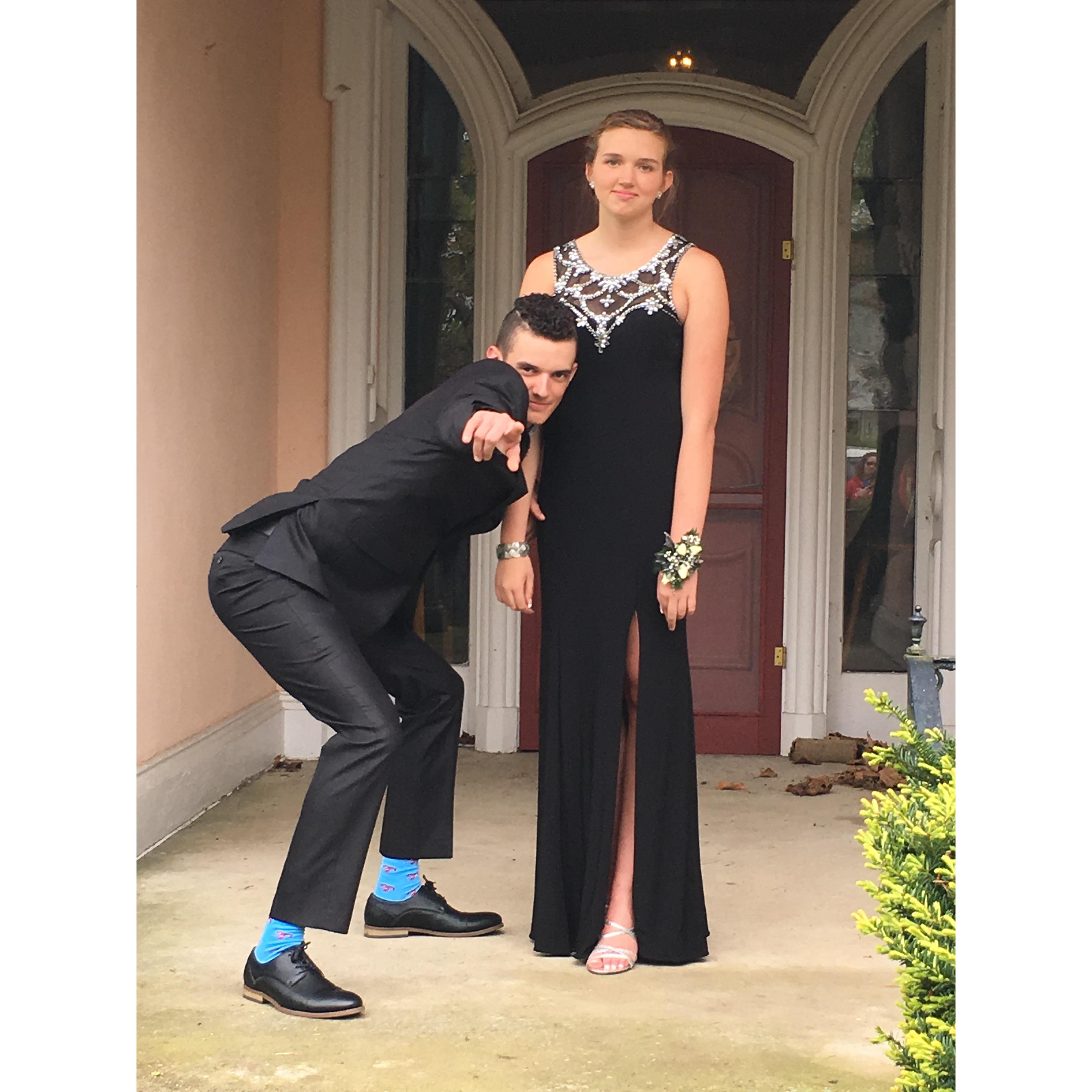 Our first Prom together