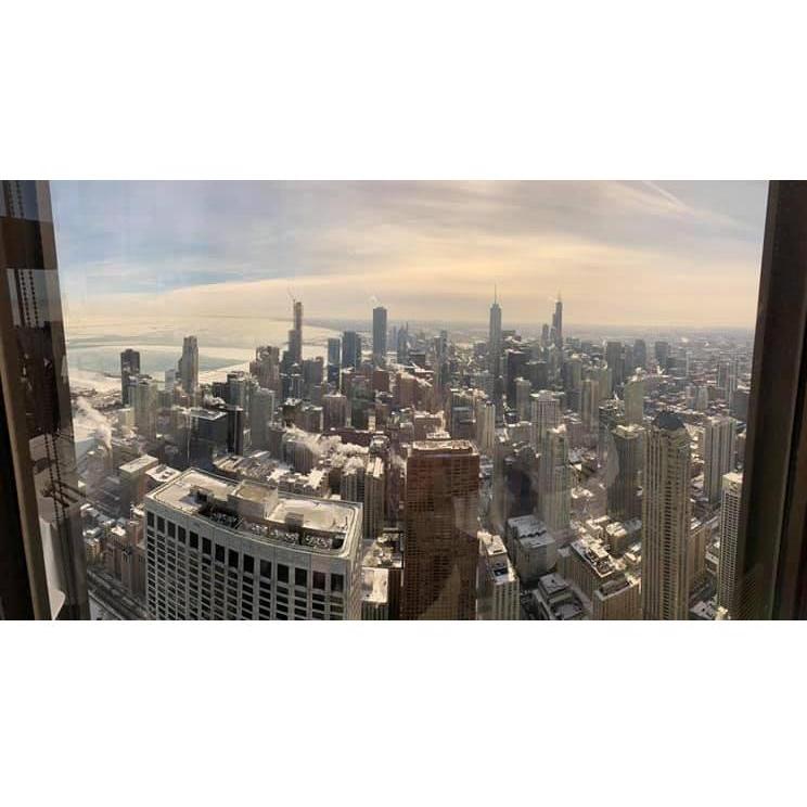 One of our views while eating
