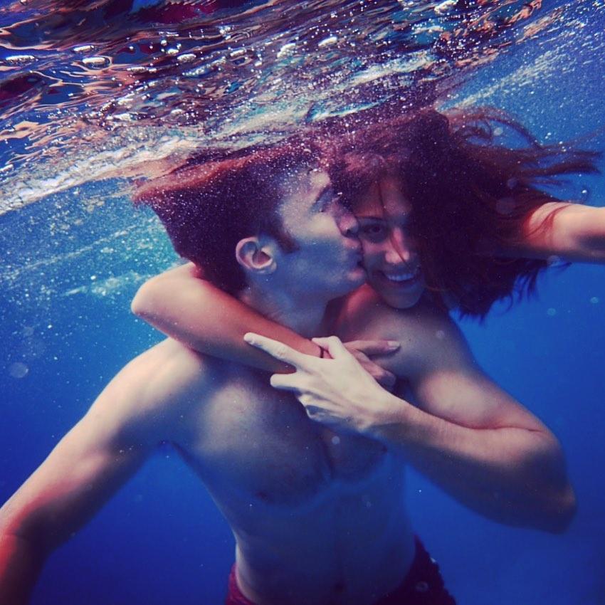 Swimming at St. Barth's