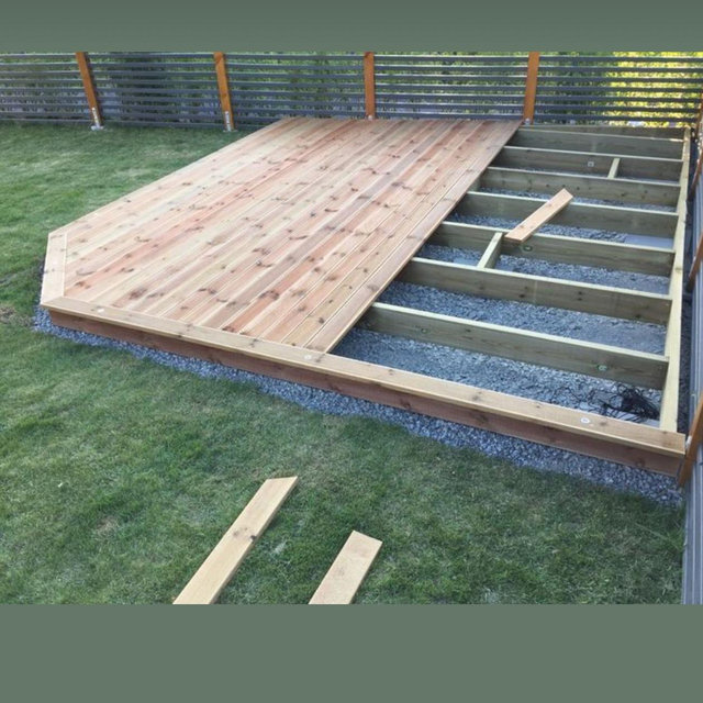 Help us DIY a back deck🔥🪵