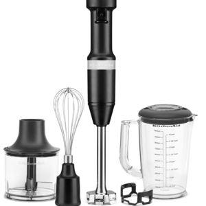 KitchenAid Corded Immersion Blender Combo - Black Matte