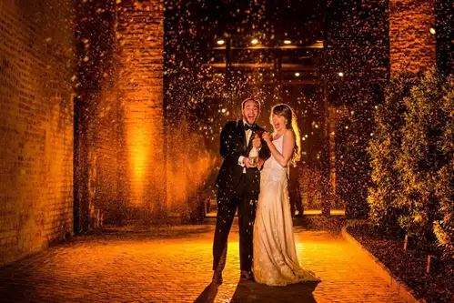 jewel-toned warehouse wedding at rockwell on the river