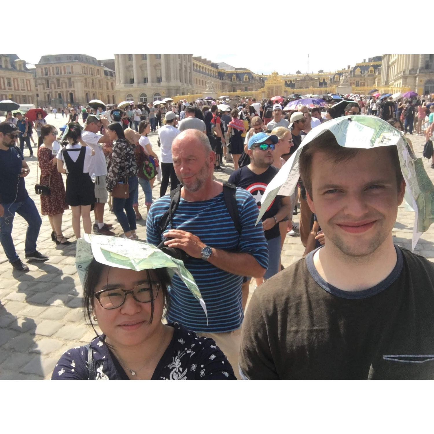 Insanely hot day at Versailles