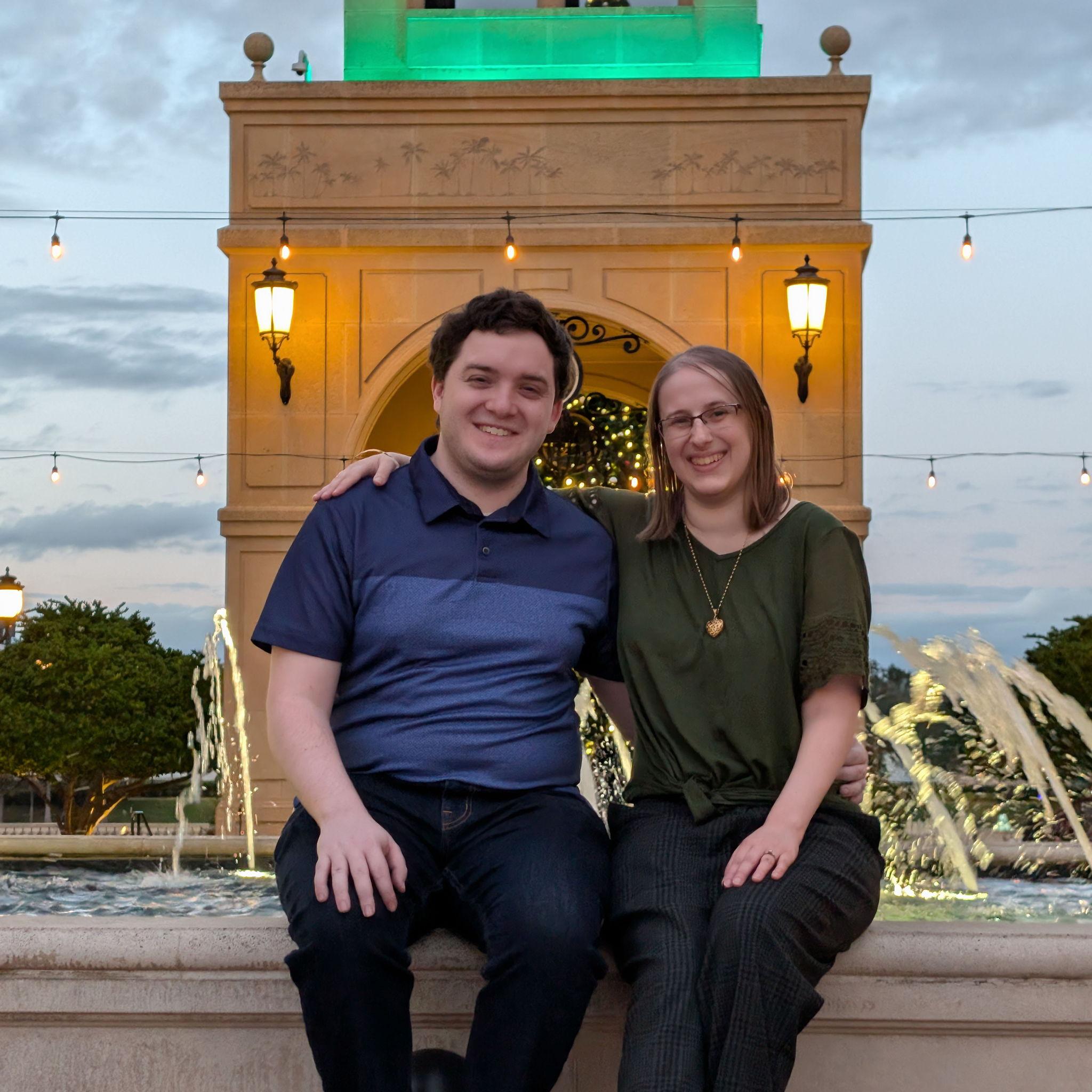 November 29th, 2025: One year after our engagement, we did a photoshoot at Cranes Roost. Photo Credits: Liz and Dakota Bothun