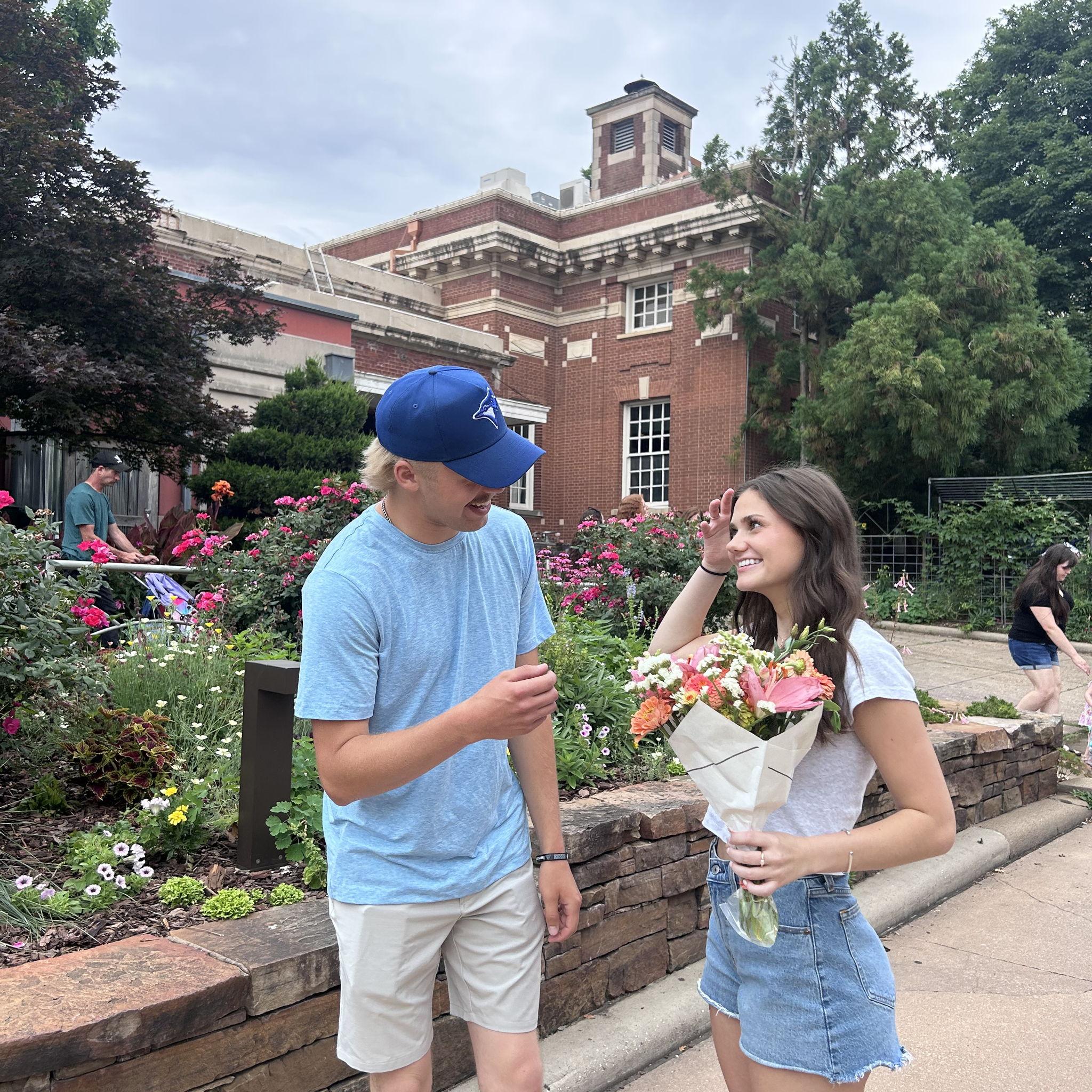 Chases first visit to Arkansas