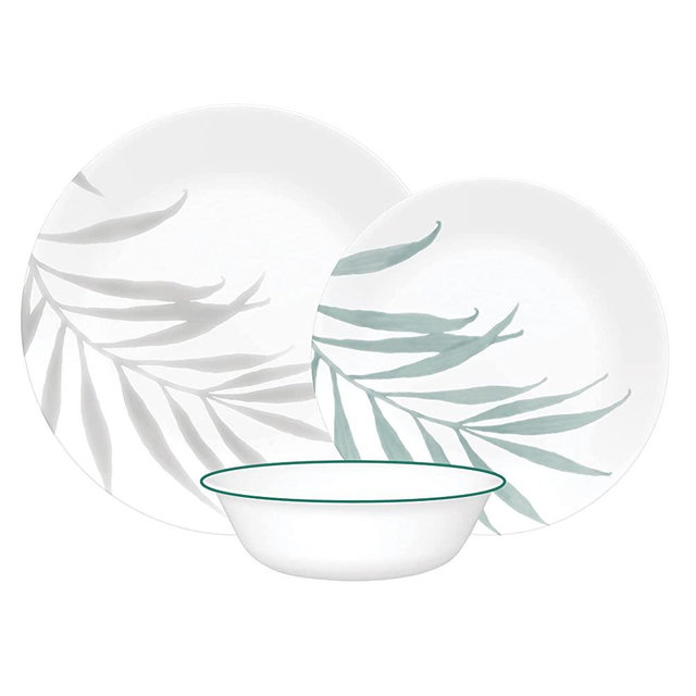 Corelle Dinnerware Set (12pc Set, Solar Print)