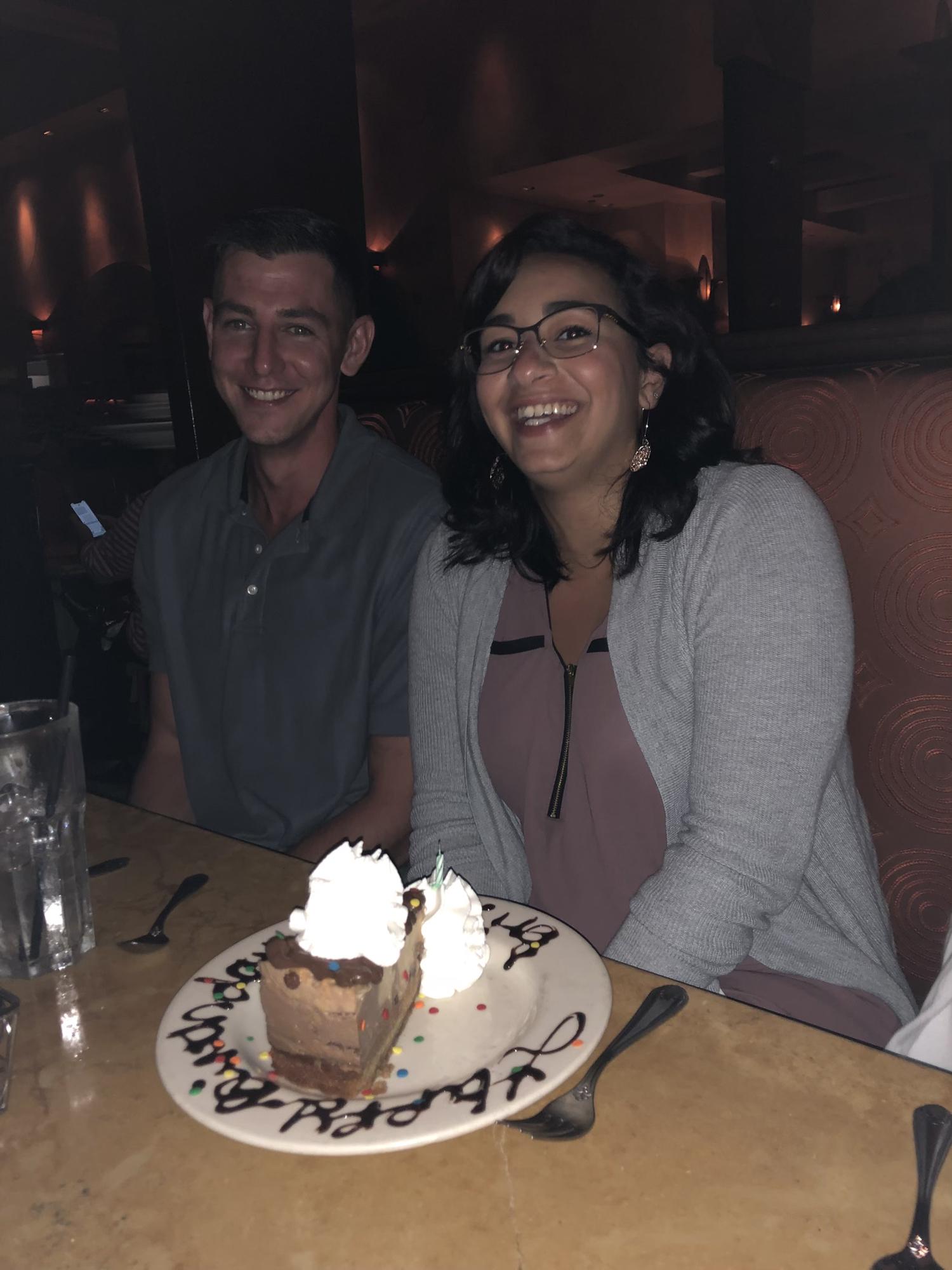 Bri's 24th birthday dinner, and the first time Chris met her mom! It went well, obviously. 😉