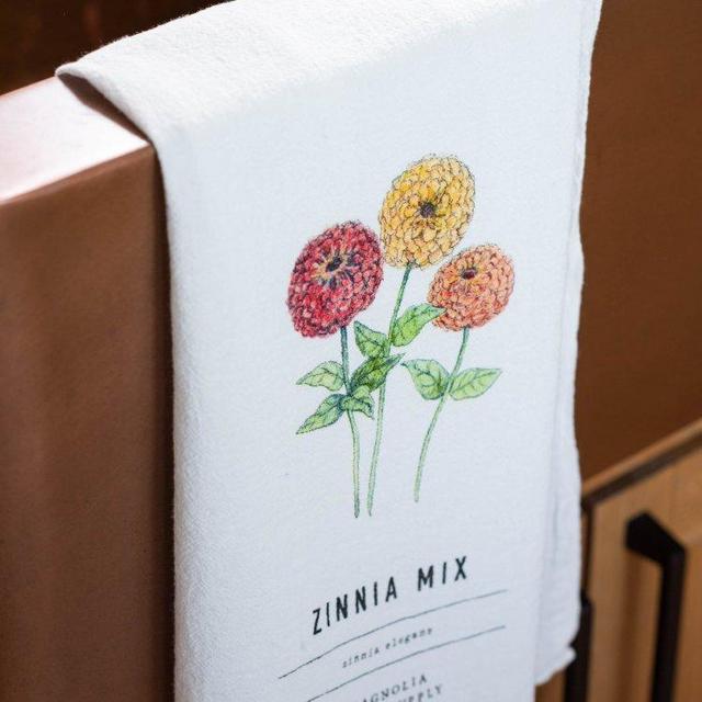 Magnolia Garden Tea Towel