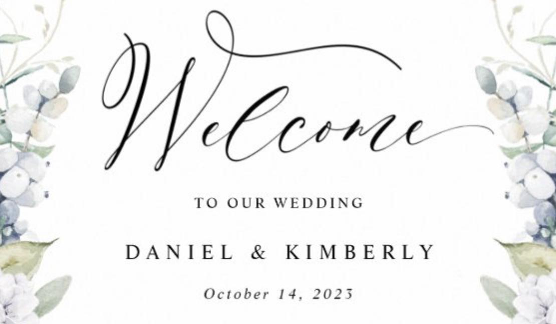 The Wedding Website of Kimberly Just and Daniel Twomey