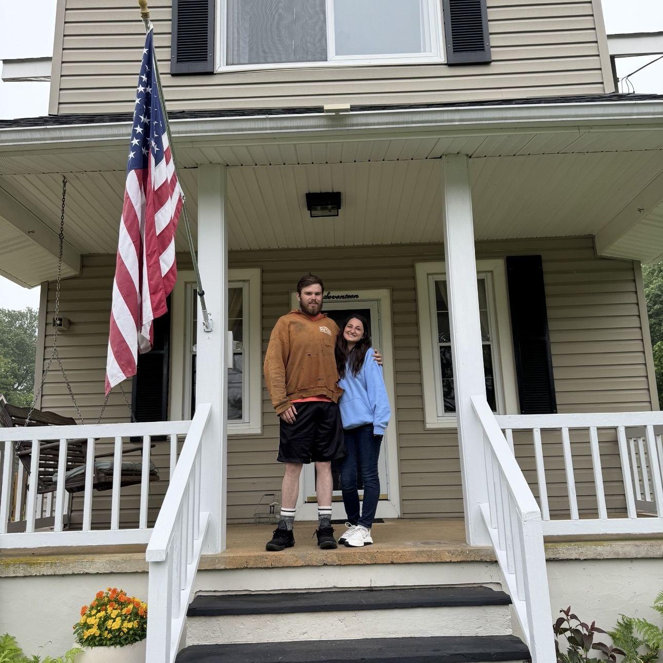 First photo at our house!