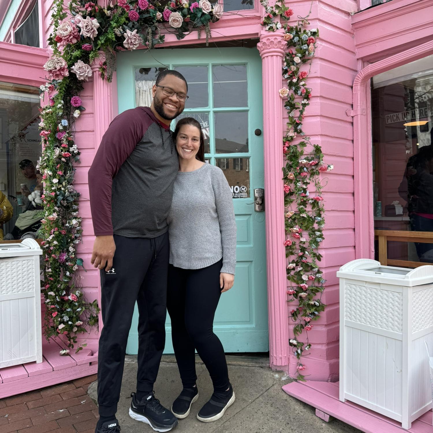 Taking a picture in front of this restaurant’s door is a thing. I’m not sure why…..