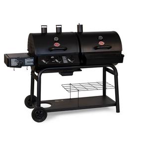 Char-Griller Duo Black Dual-Function Combo Grill