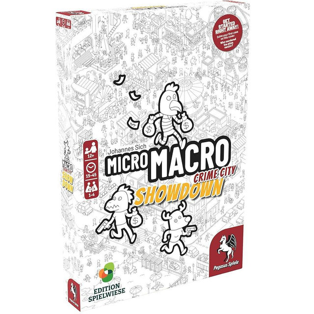 Pegasus Spiele Micro Macro Crime City: Showdown Board Game