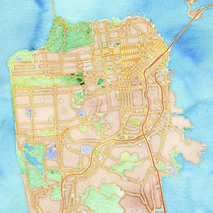 Watercolor San Francisco