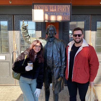 Boston, a favorite trip together.