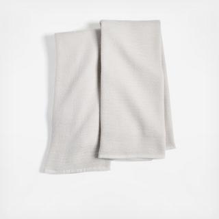 Pique Dish Towel, Set of 2