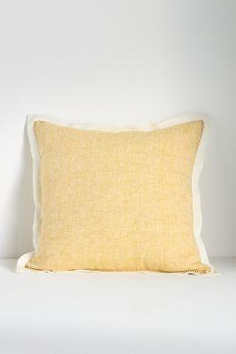Lucy Linen Embroidered Pillow