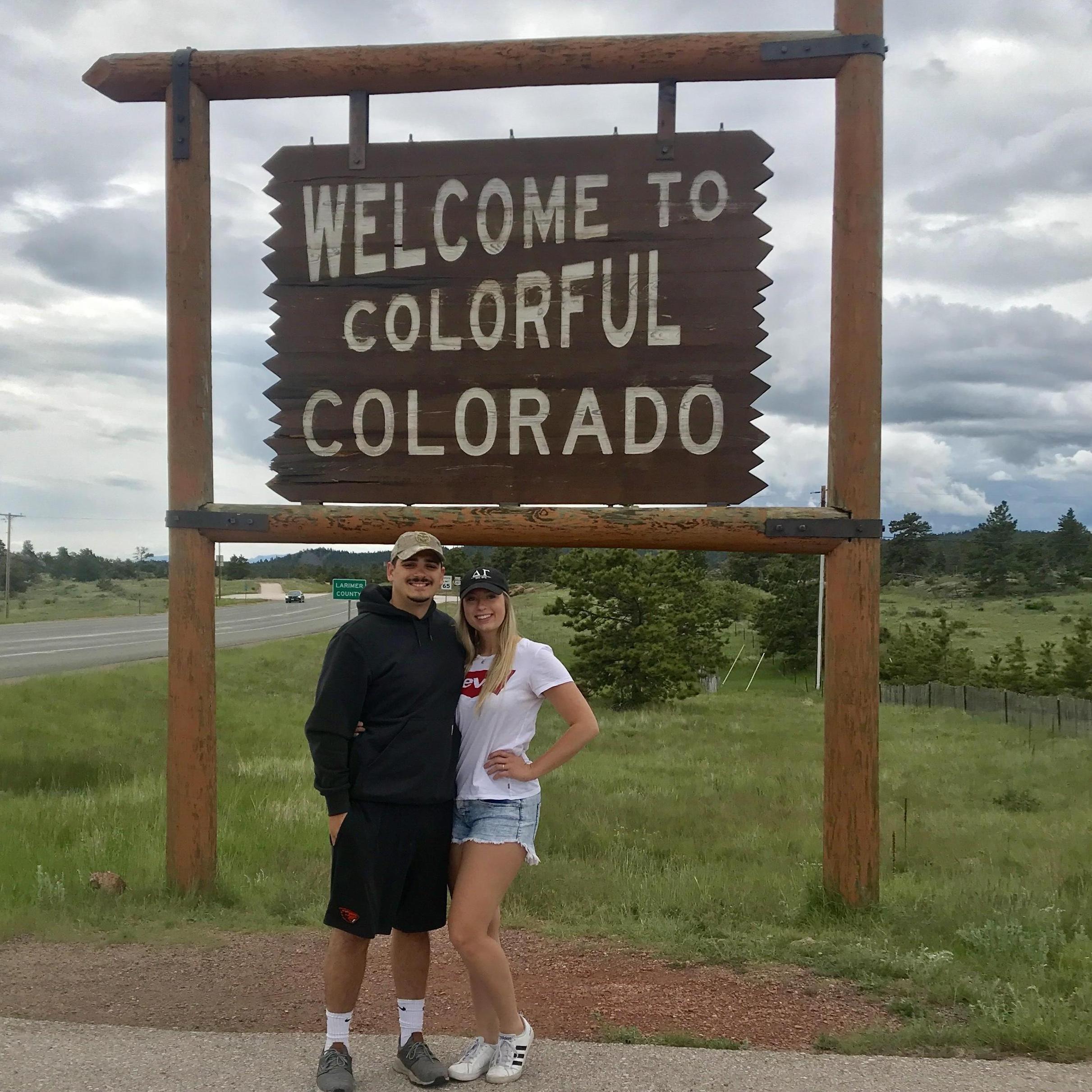 We moved to Colorado right after graduation!