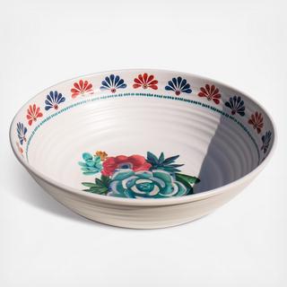 Desert Succulent Melamine Serving Bowl