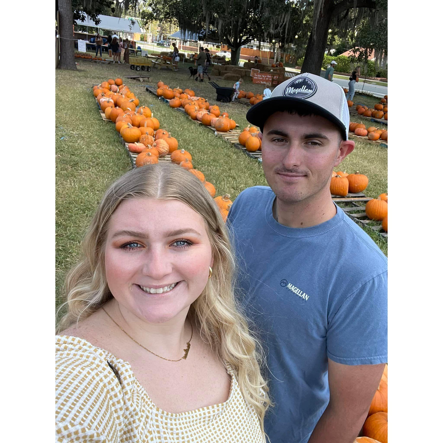 Pumpkin patch with my pumpkin!