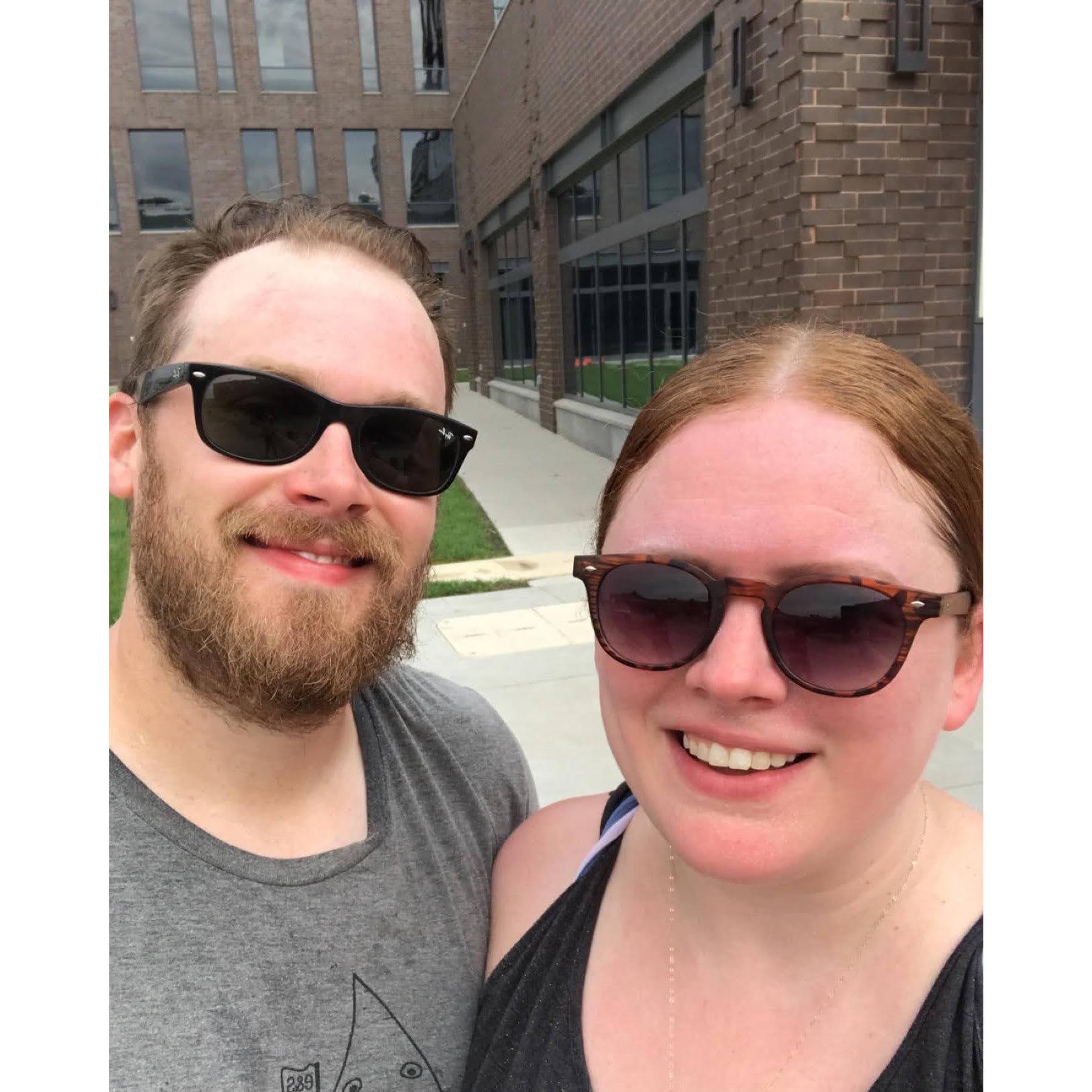 After finishing the first-ever Radler bike ride.