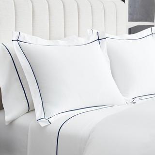 Embroidered Organic Pillowcase, Set of 2