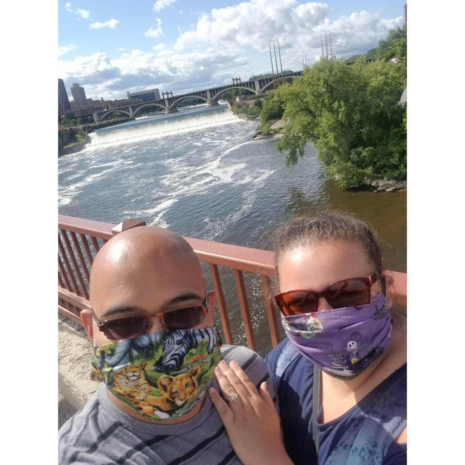 July 2020 on the Stone Arch Bridge