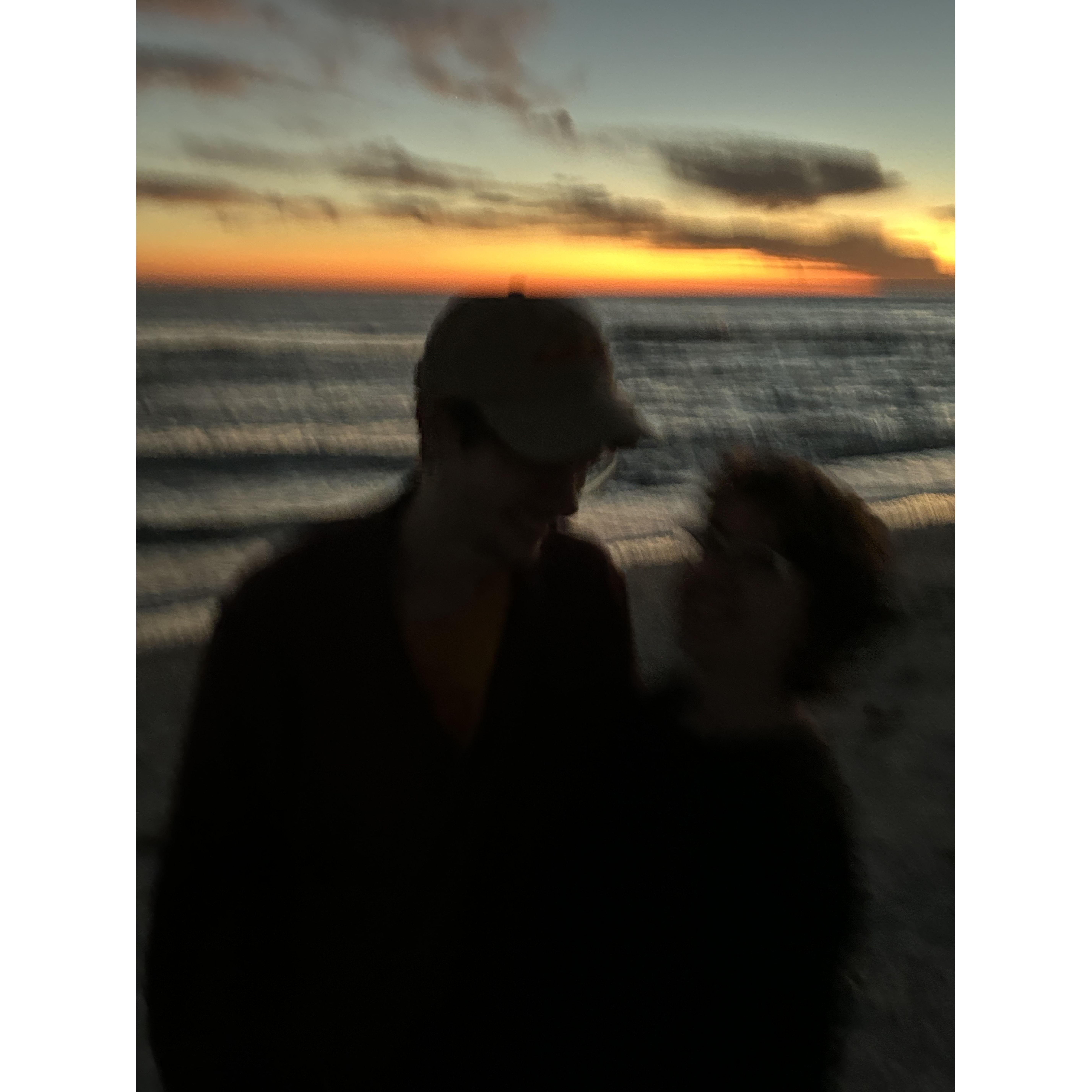 beach sunset in florida