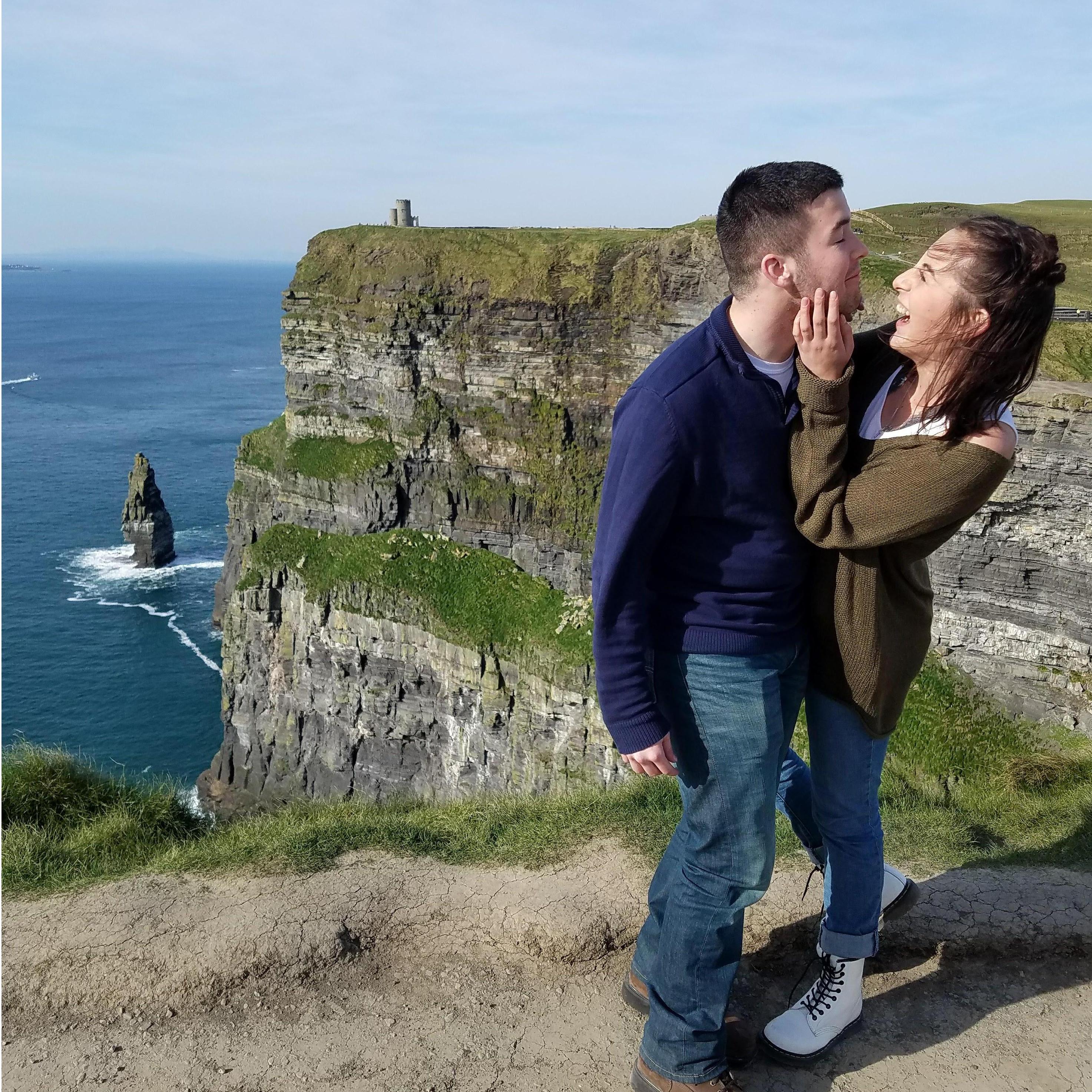 4 days into the trip the rest of the group finally realized we were dating.