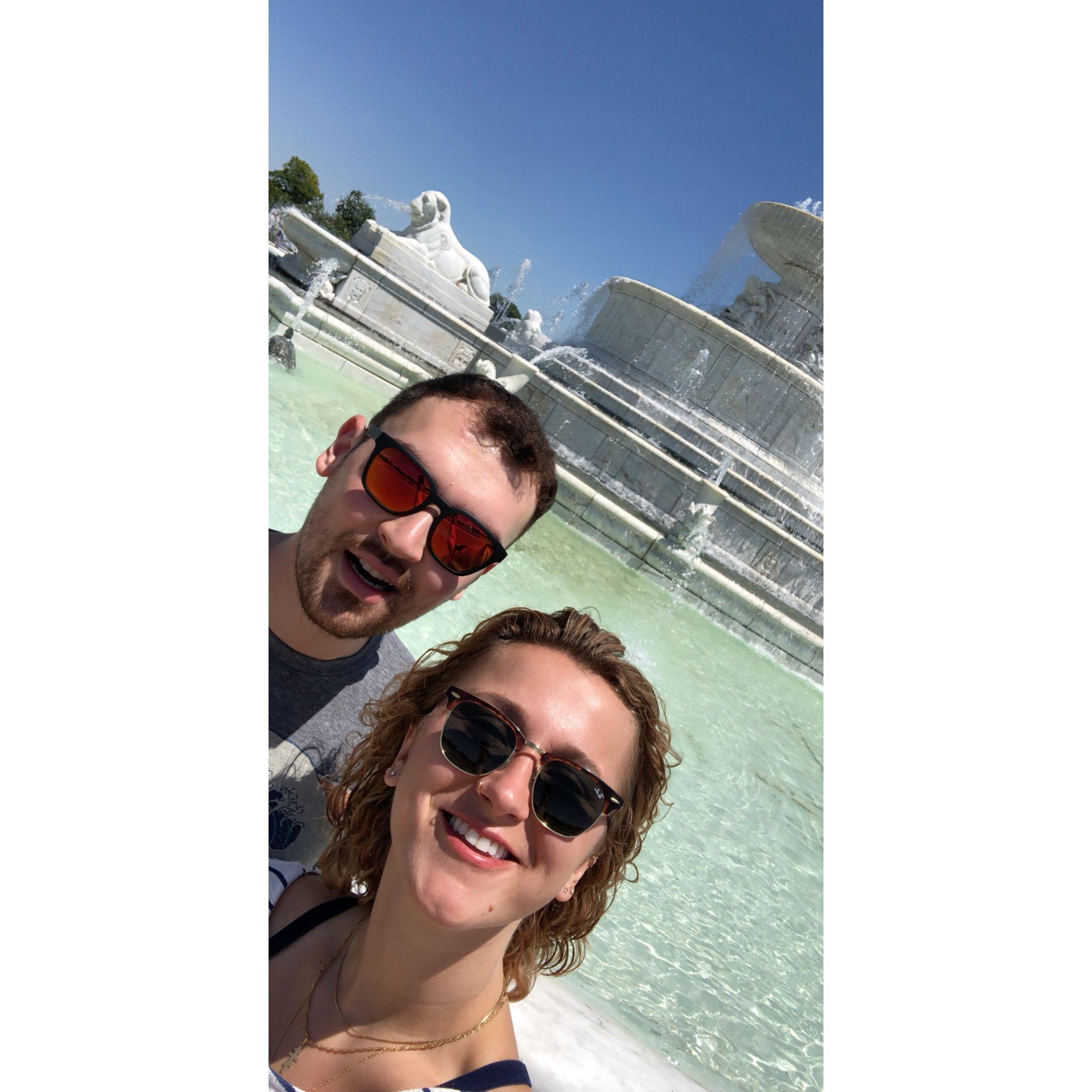 Larysa's first time visiting Detroit's famous "Belle Isle"