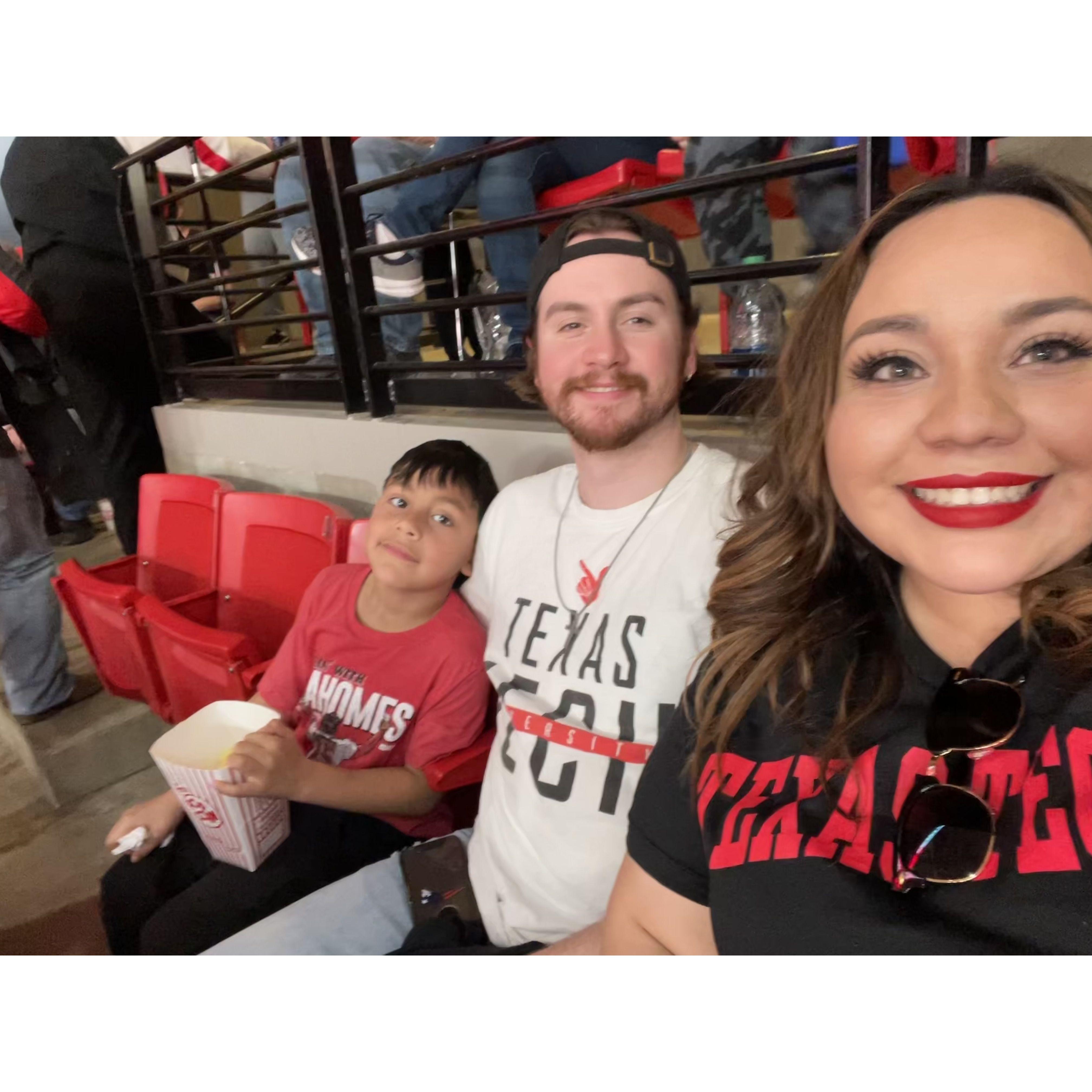 Our first TTU Basketball game together!