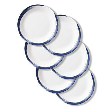 Corelle Chip Resistant Dinner Plates, 6-Piece, Vivid Splash