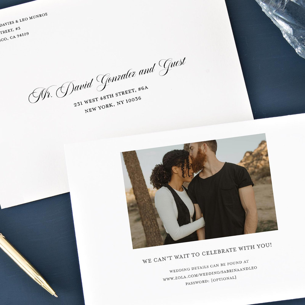 Goundry Photo | Light Oatmeal | Zola Wedding Invitations