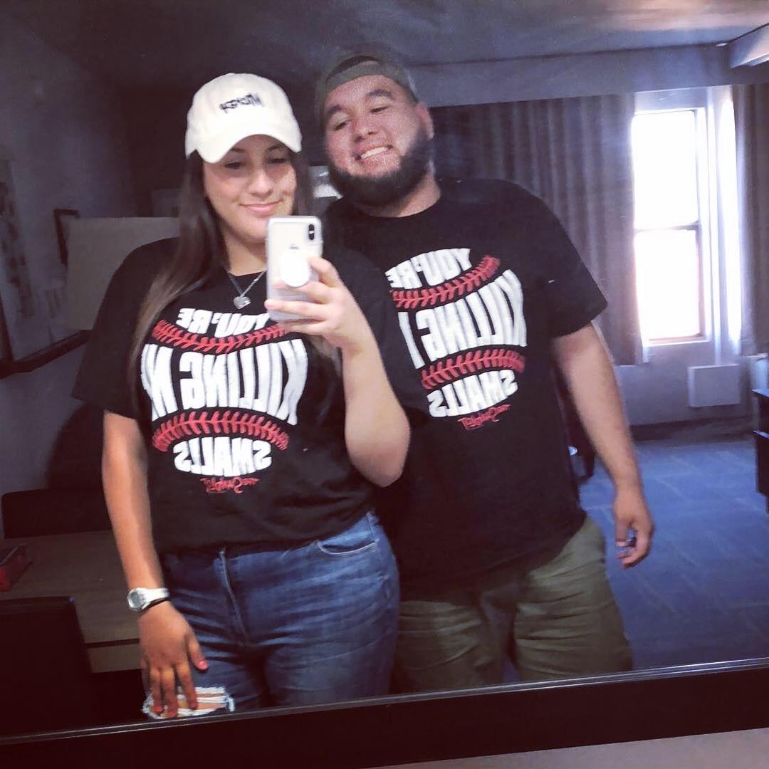 Tori and Ricky in Phoenix for a Diamondbacks game.