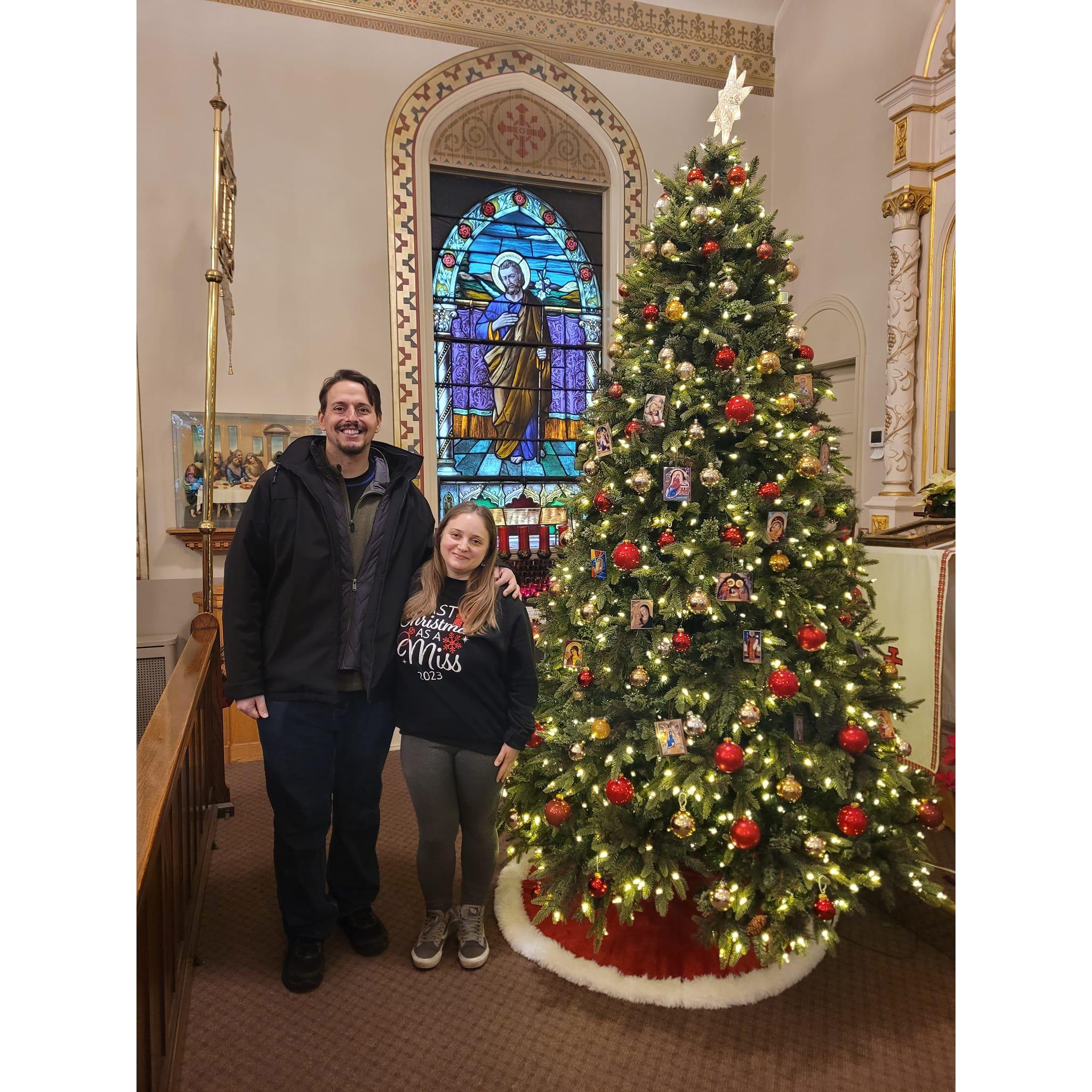 Orthodox Christmas January 2024 at St. Demetrius Ukrainian Orthodox Cathedral.