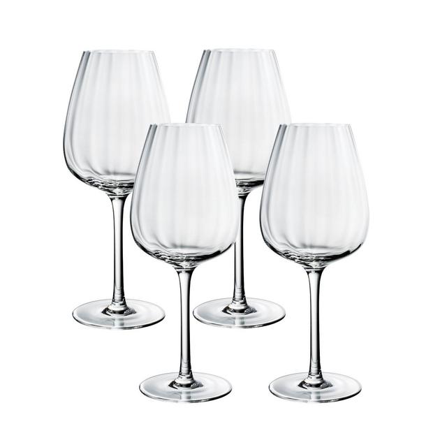 Rose Garden Red Wine Glass, Set of 4