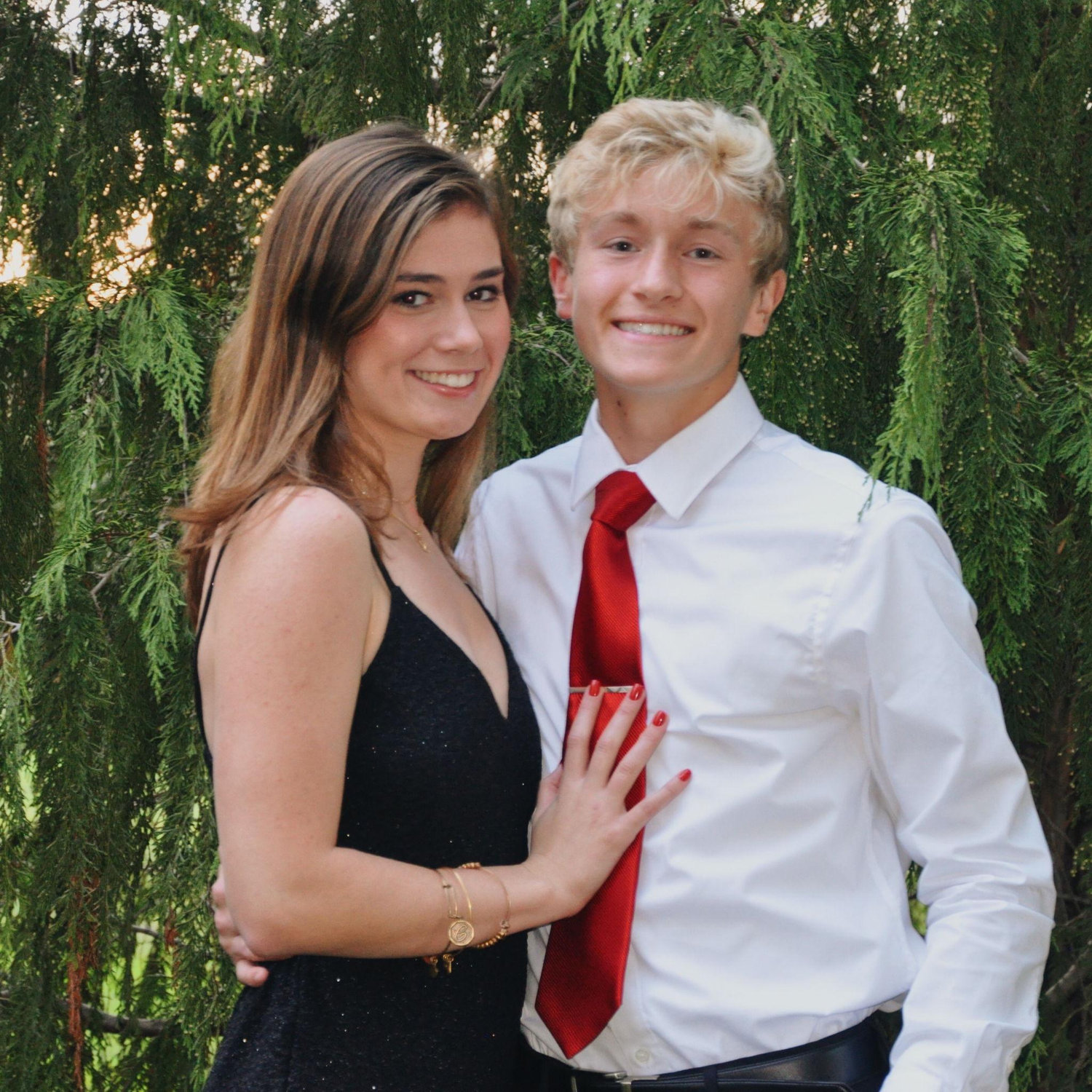 October 12, 2019. We were 1 month into officially dating at this point! First time getting all dressed up for the Homecoming Dance!