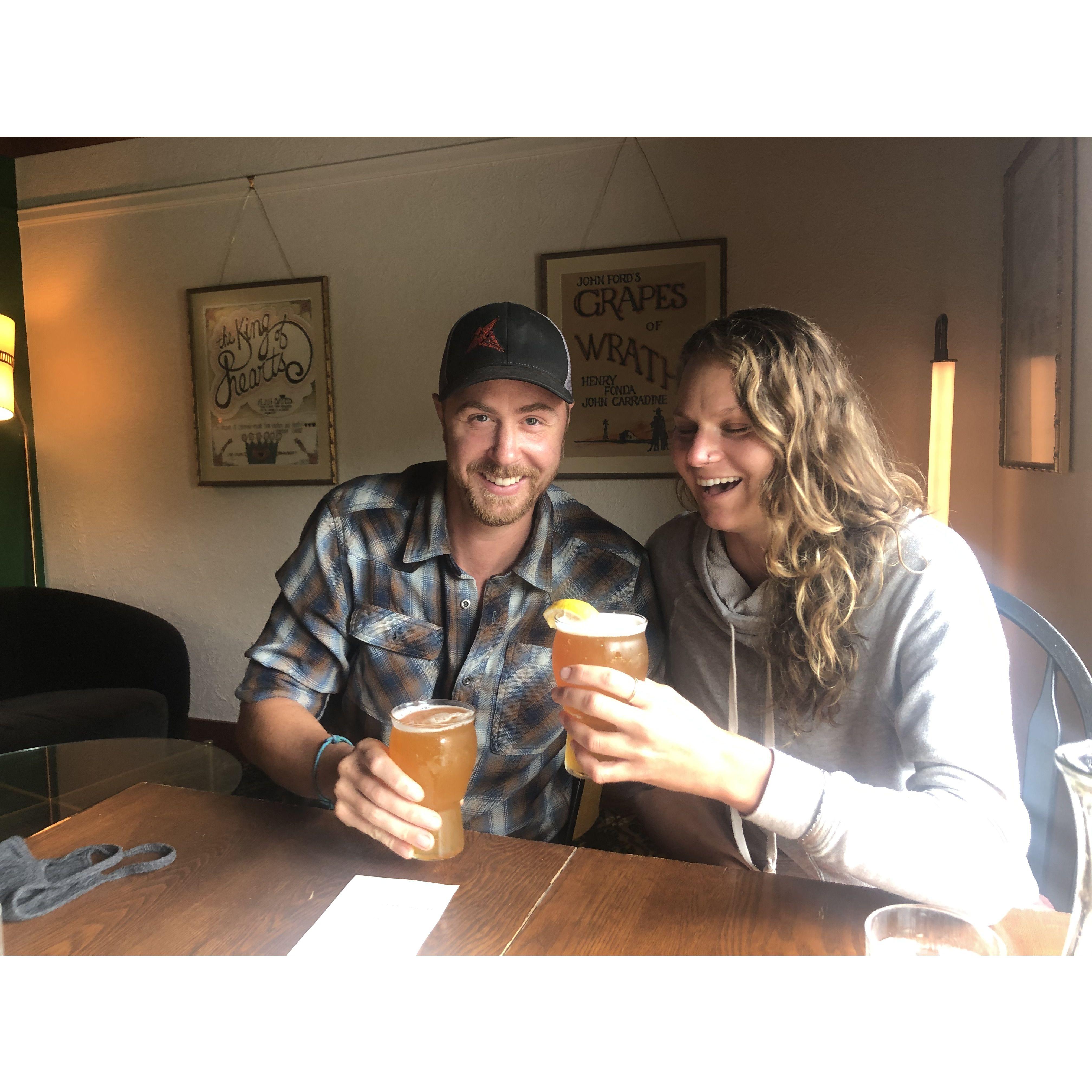 Visiting Missoula with friends and family is always a highlight of our summers. Here we are at Gild in summer 2021.