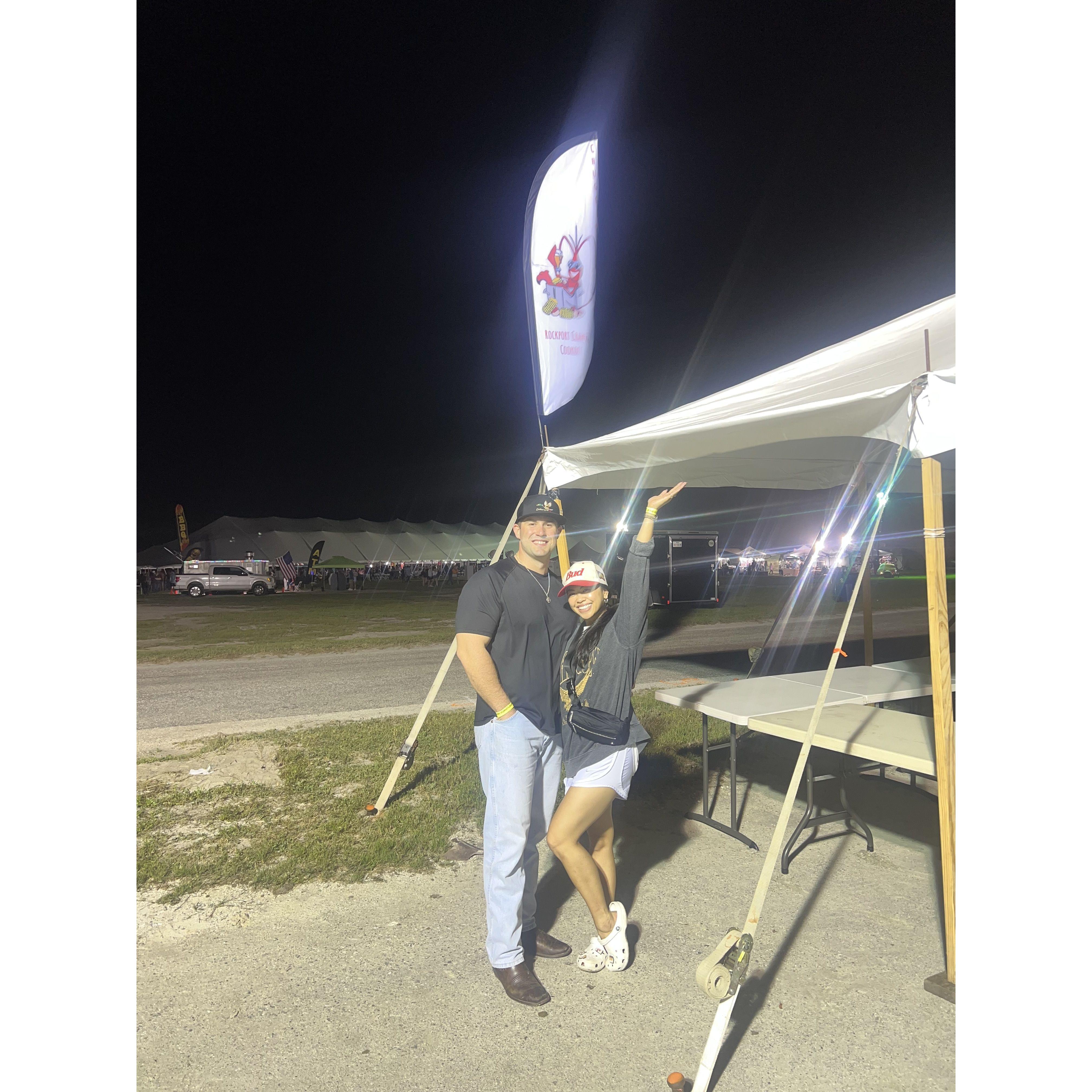 Rockport - Chuggin' Bugz, our first crawfish festival!