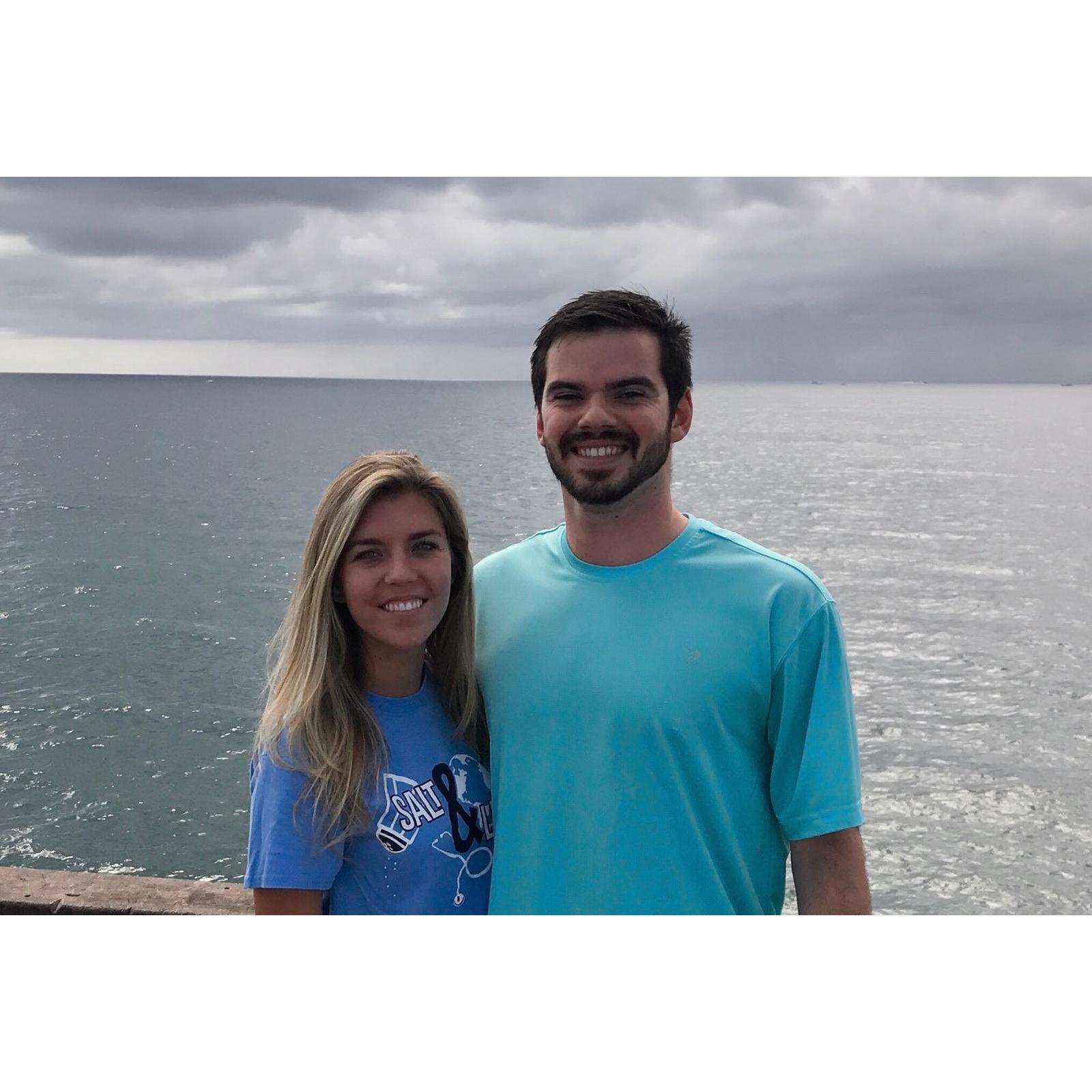 Our first photo together!