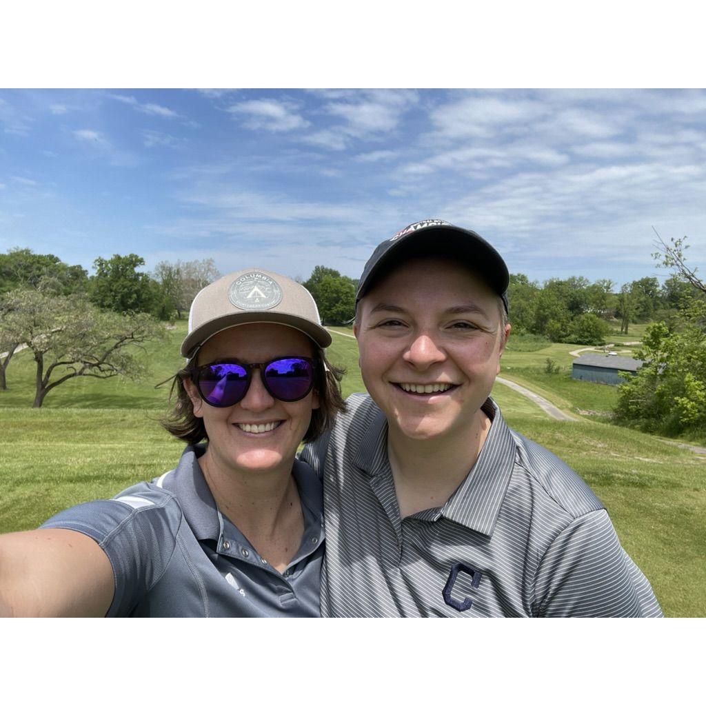 We started dating at the end of 2020, during COVID, and become avid golfers as it got us outside
