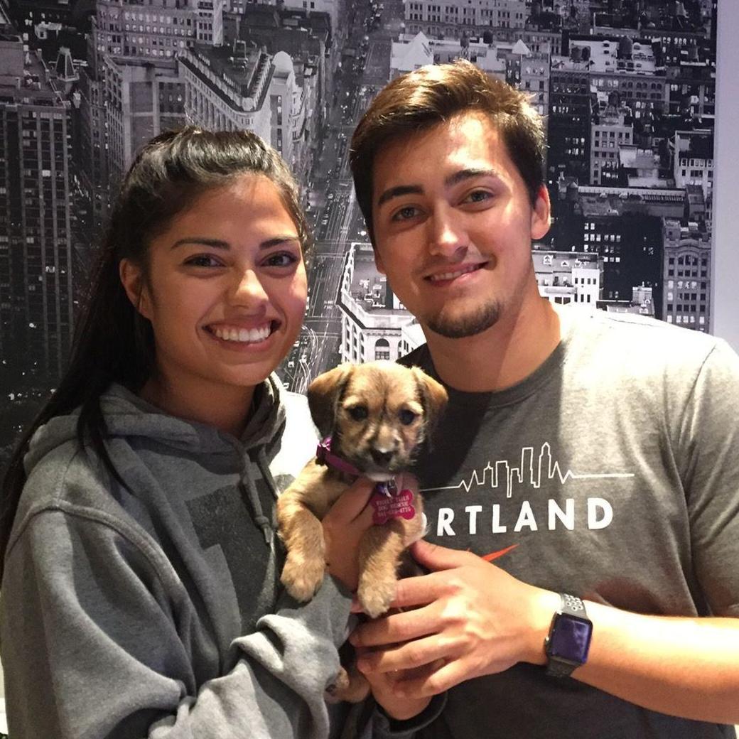Our first family picture with Winnie