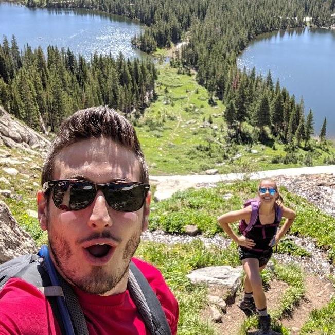 Enjoying our of our favorite CO activities: Hiking!