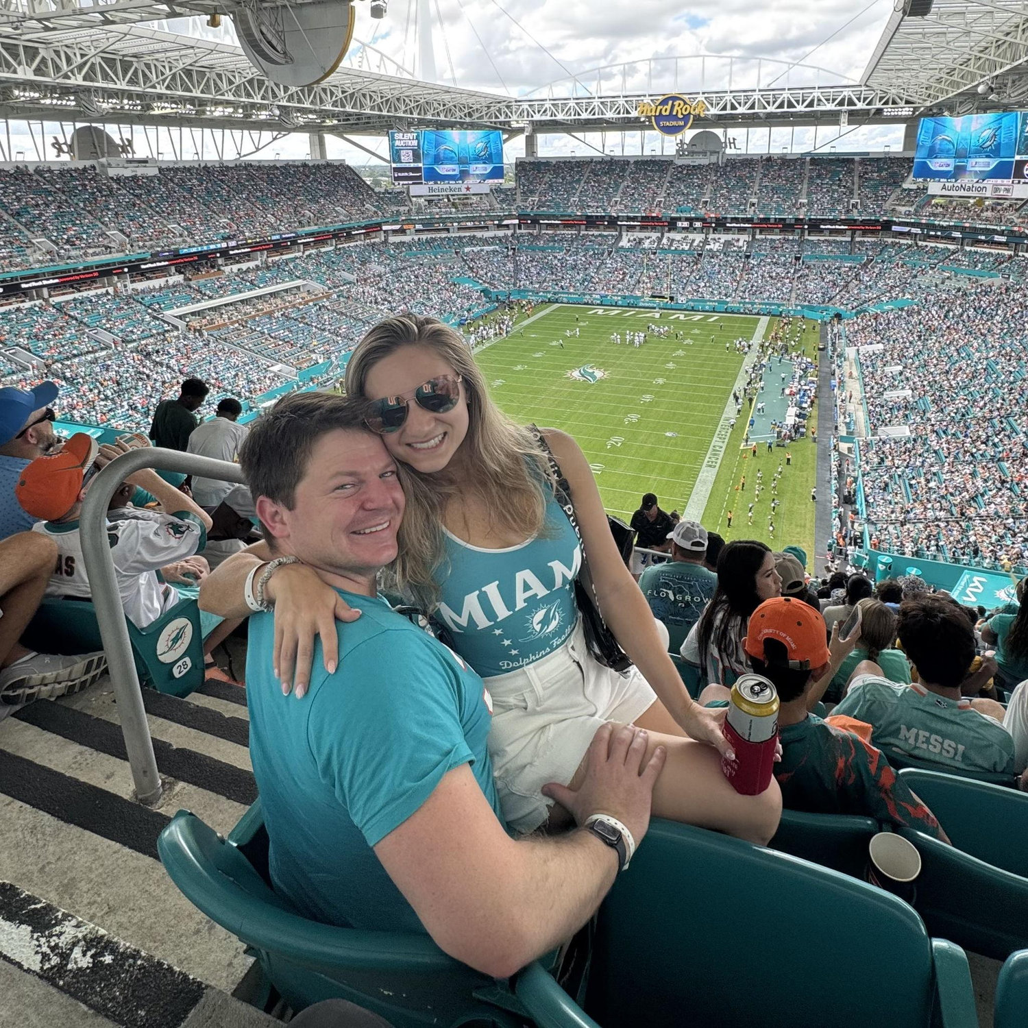 Miami Dolphins Game - Fins Up!